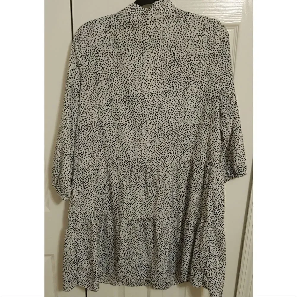 Women's Button Up Mini Dress GUC Size M/L - Picture 3 of 6